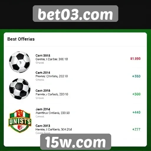 Ofertas e promoções disponíveis no bet03.com